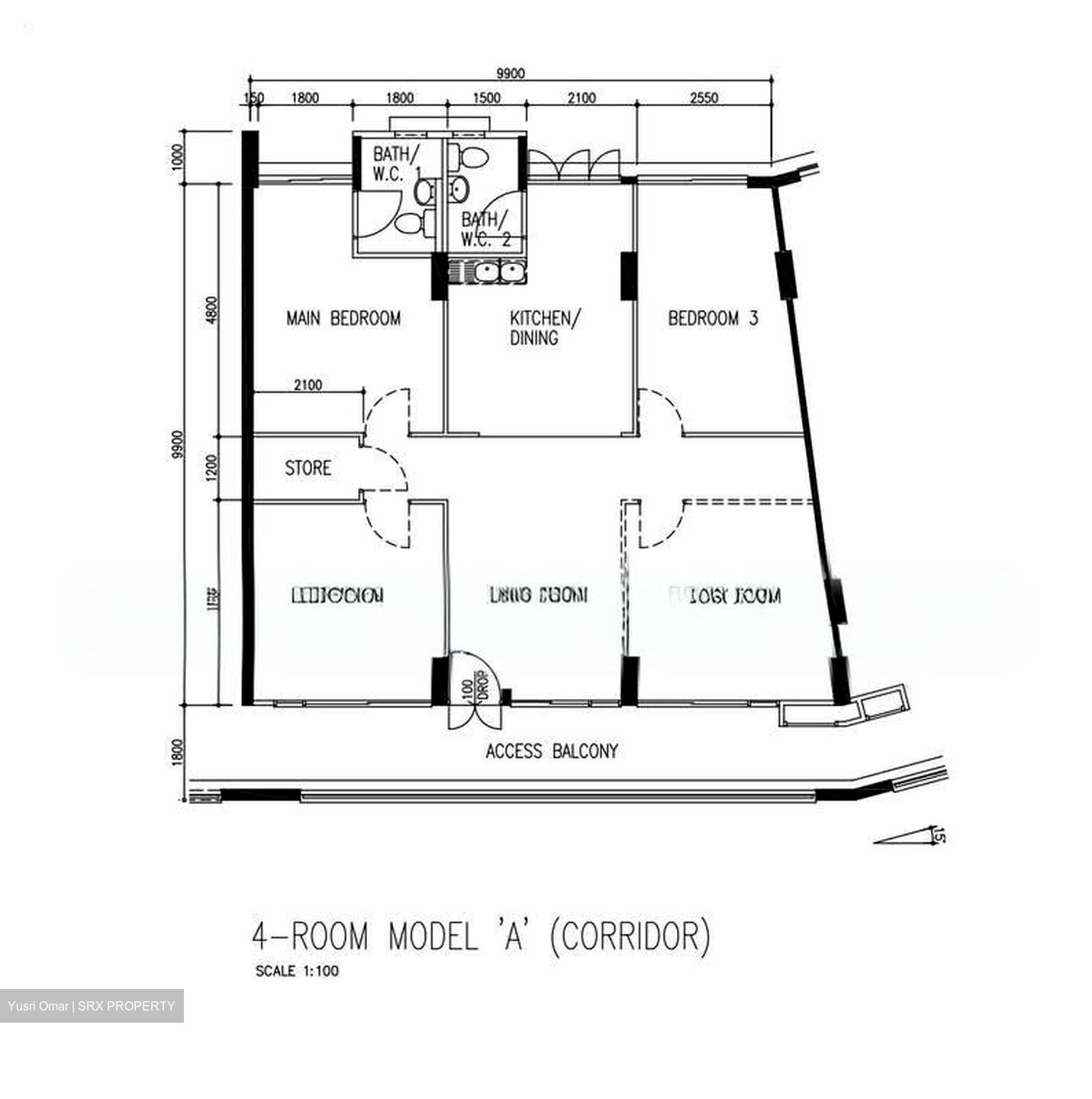 Blk 353 Choa Chu Kang Central (Choa Chu Kang), HDB 4 Rooms #557753621